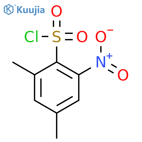 BENZENESULFONYL CHLORIDE, 2,4-DIMETHYL-6-NITRO- structure