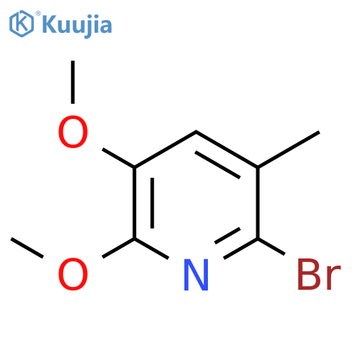 2-Bromo-5,6-dimethoxy-3-methylpyridine structure