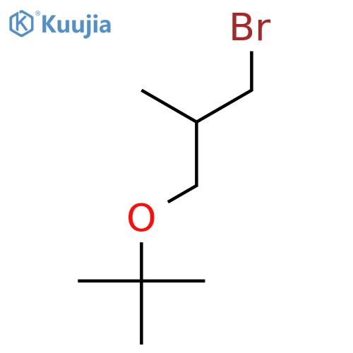 1-Bromo-3-tert-butoxy-2-methylpropane structure