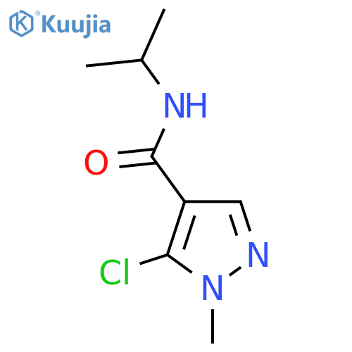 5-Chloro-N-isopropyl-1-methyl-1H-pyrazole-4-carboxamide structure