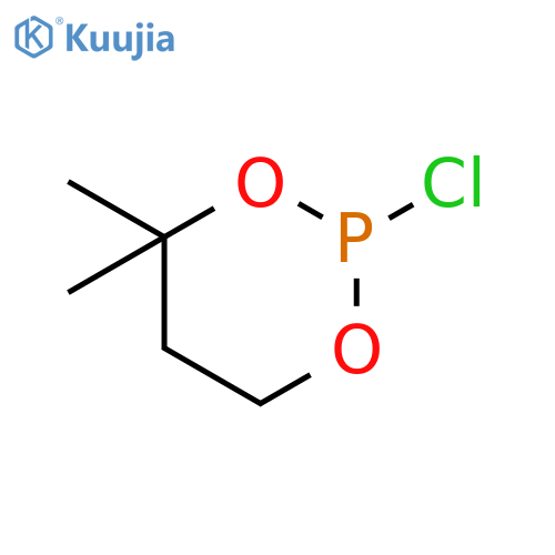 1,3,2-Dioxaphosphorinane, 2-chloro-4,4-dimethyl- structure