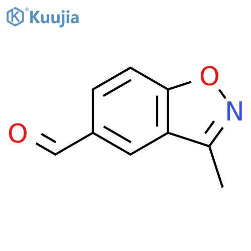 3-methyl-1,2-benzoxazole-5-carbaldehyde structure