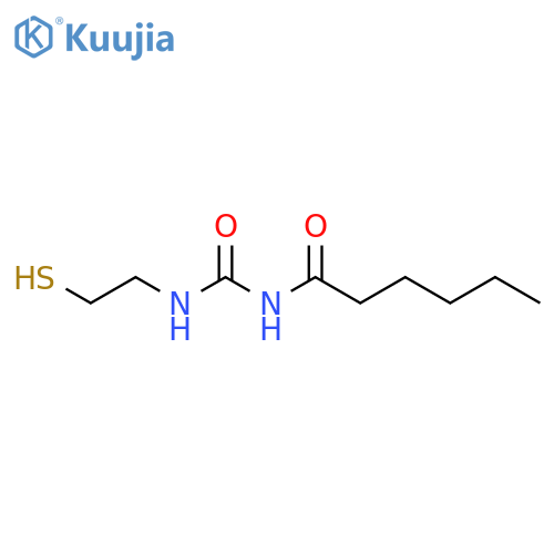 Hexanamide, N-[[(2-mercaptoethyl)amino]carbonyl]- structure