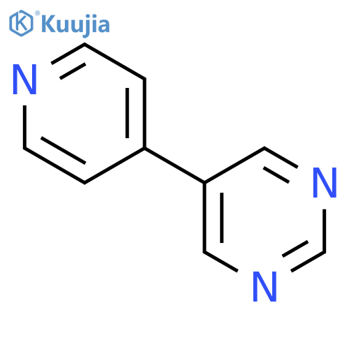 5-(Pyridin-4-yl)pyrimidine structure