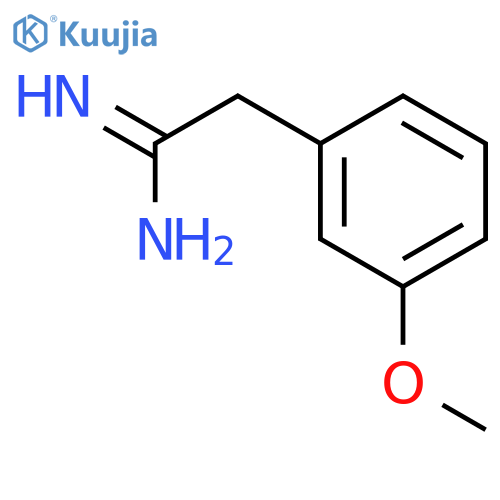2-(3-methoxyphenyl)acetamidine;hydrochloride structure