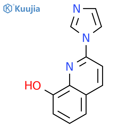 2-(1H-imidazol-1-yl)-8-Quinolinol structure