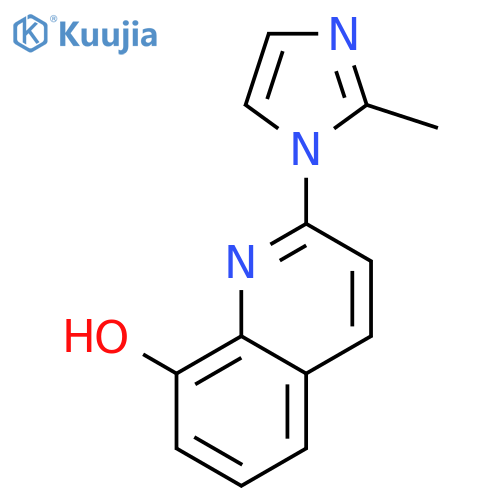 8-Quinolinol, 2-(2-methyl-1H-imidazol-1-yl)- structure
