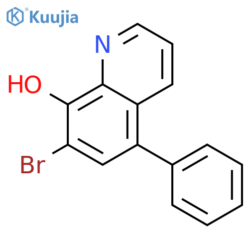 8-Quinolinol, 7-bromo-5-phenyl- structure