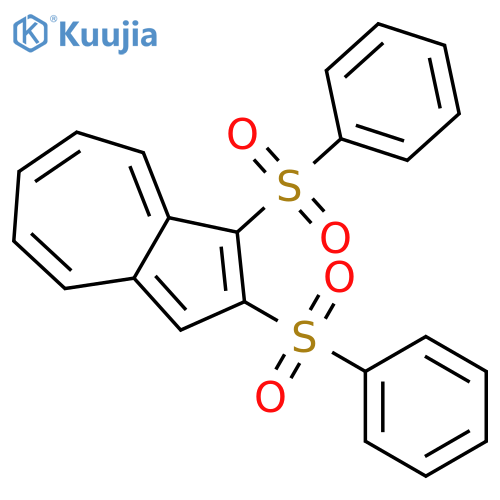 AZULENE, 1,2-BIS(PHENYLSULFONYL)- structure