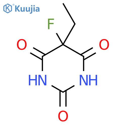 2,4,6(1H,3H,5H)-Pyrimidinetrione, 5-ethyl-5-fluoro- structure