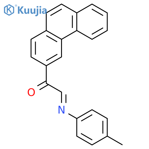 ETHANONE, 2-[(4-METHYLPHENYL)IMINO]-1-(3-PHENANTHRENYL)- structure
