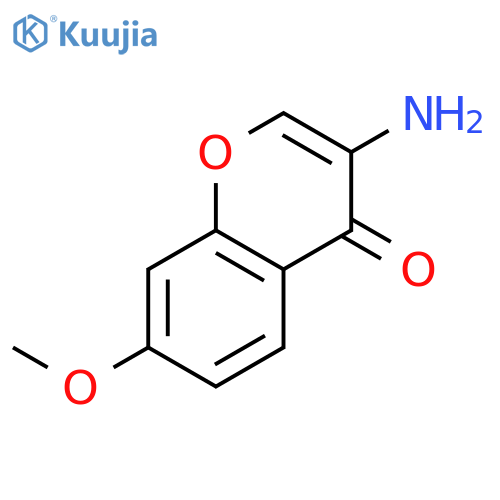 3-Amino-7-methoxy-4H-chromen-4-one structure