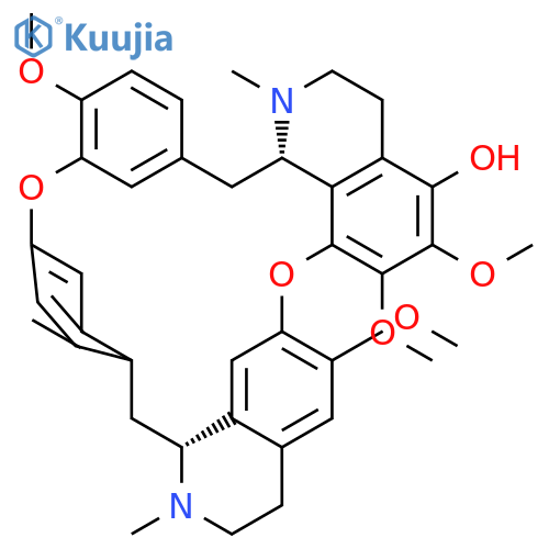 16H-1,24:6,9-Dietheno-11,15-metheno-2H-pyrido[2',3':17,18][1,11]dioxacycloeicosino[2,3,4-ij]isoquinolin-20-ol,3,4,4a,5,16a,17,18,19-octahydro-12,21,22,26-tetramethoxy-4,17-dimethyl-,(4aR,16aS)- structure