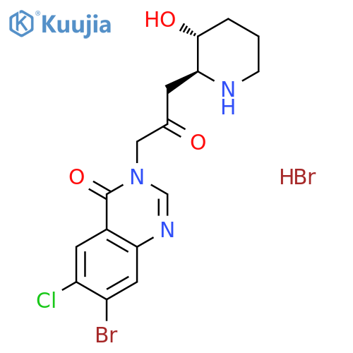 Halofuginone hydrobromide structure