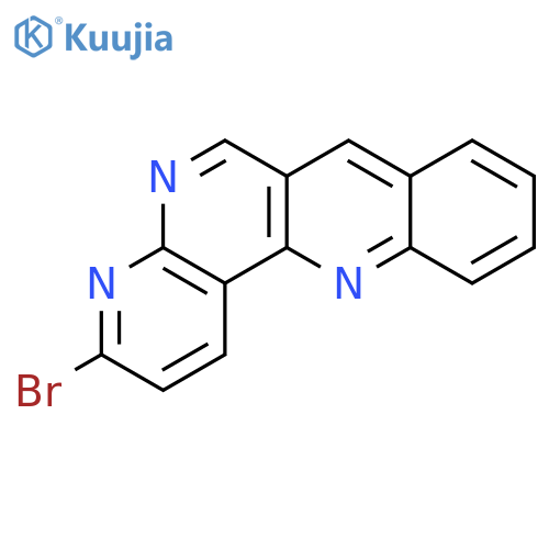BENZO[B]PYRIDO[2,3-H][1,6]NAPHTHYRIDINE, 3-BROMO- structure
