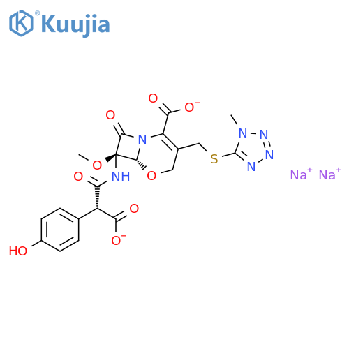 Moxalactam sodium salt structure