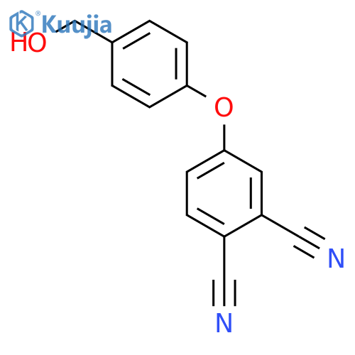 4-(4-(Hydroxymethyl)phenoxy)phthalonitrile structure