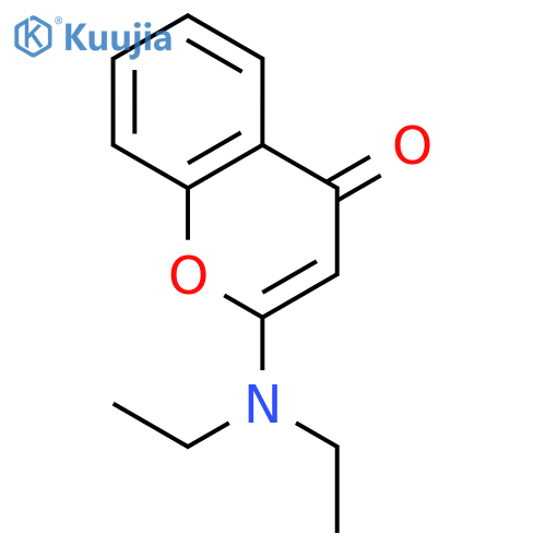 4H-1-Benzopyran-4-one,2-(diethylamino)- structure