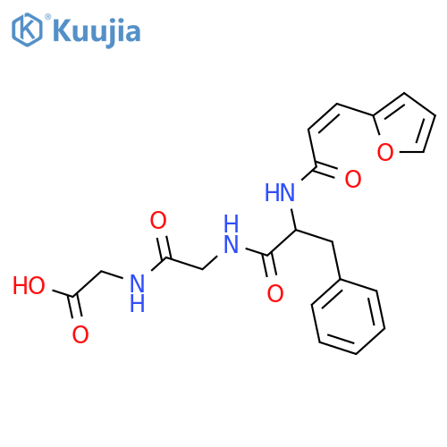 N-3-(2-Furyl)acryloyl-Phe-Gly-Gly structure