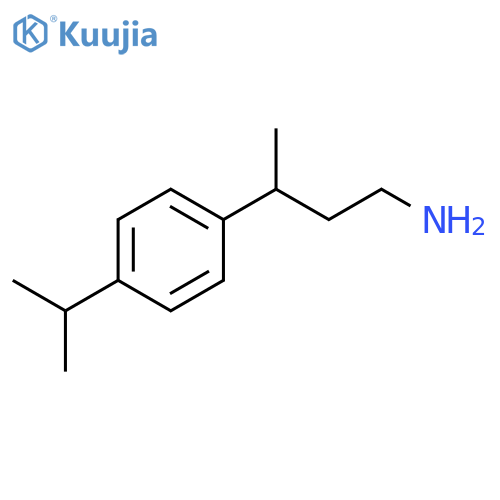 3-4-(propan-2-yl)phenylbutan-1-amine structure