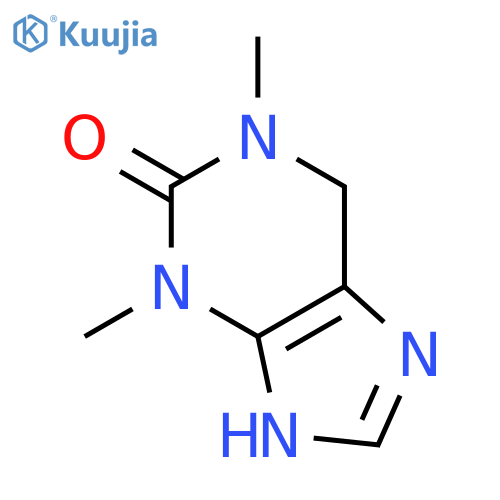 2H-Purin-2-one, 1,3,6,9-tetrahydro-1,3-dimethyl- structure