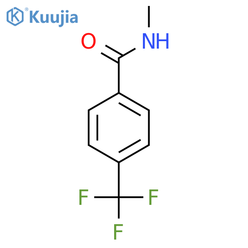 Benzamide, N-methyl-4-(trifluoromethyl)- structure