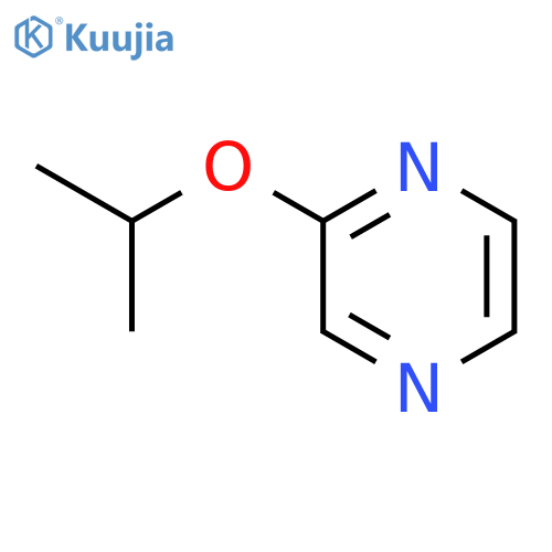 Pyrazine, (1-methylethoxy)- structure