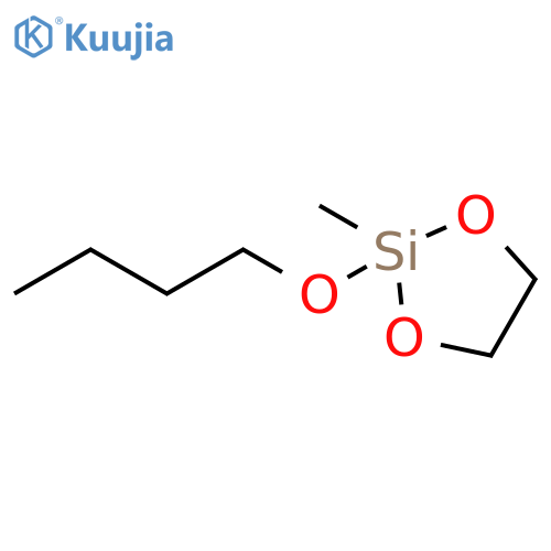 1,3-Dioxa-2-silacyclopentane, 2-butoxy-2-methyl- structure
