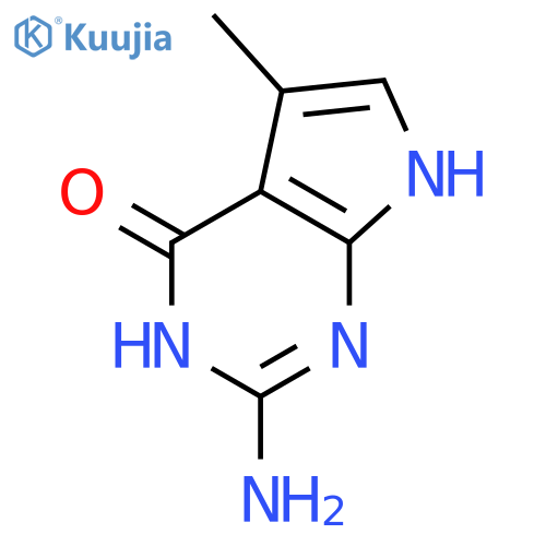 2-amino-5-methyl-3H-pyrrolo[2,3-d]pyrimidin-4(7H)-one structure