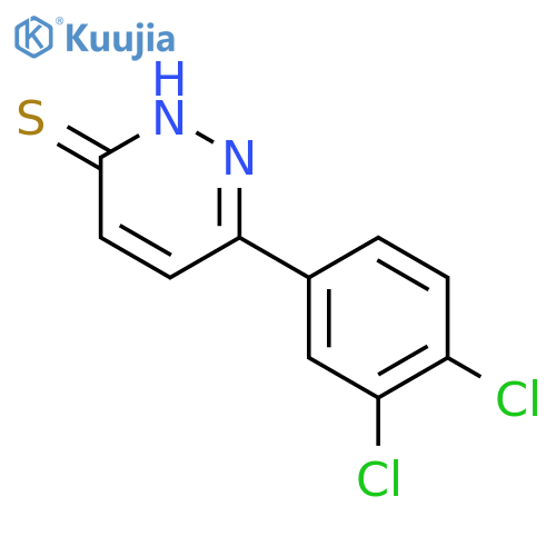 6-(3,4-dichlorophenyl)pyridazine-3-thiol structure