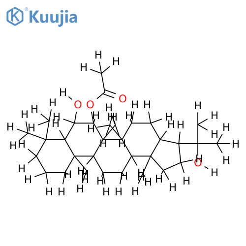 Hopan-6alpha,7beta,22-triol-7-acetat structure