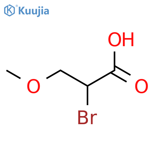 2-Bromo-3-methoxypropanoic acid structure