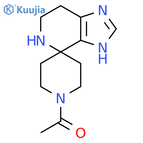 1-{3,5,6,7-tetrahydrospiroimidazo4,5-cpyridine-4,4'-piperidine-1'-yl}ethan-1-one structure