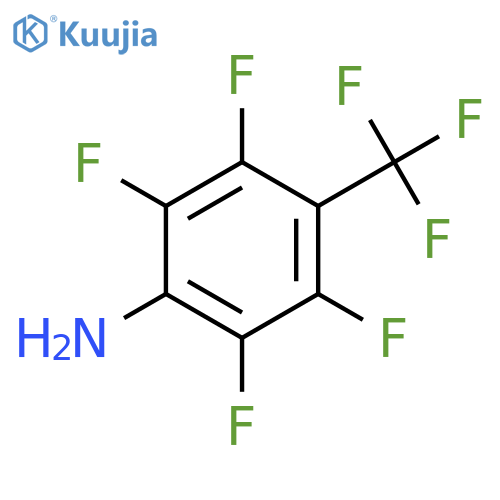 2,3,5,6-Tetrafluoro-4-(trifluoromethyl)aniline structure