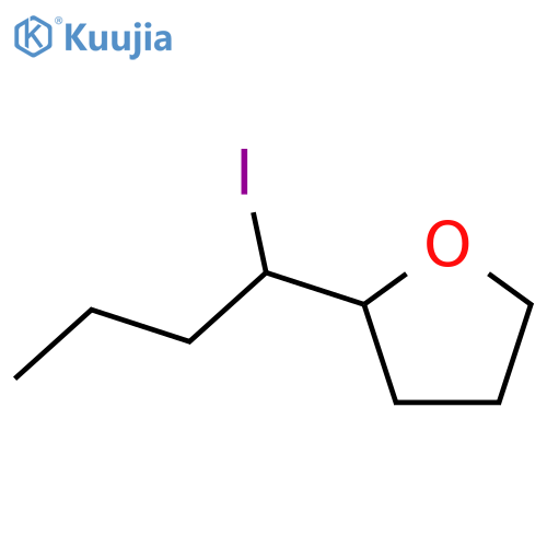 Furan, tetrahydro-2-[(1R)-1-iodobutyl]-, (2R)- structure