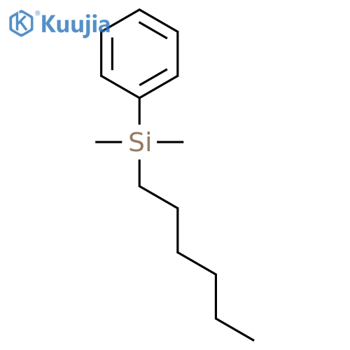 Silane, hexyldimethylphenyl- structure