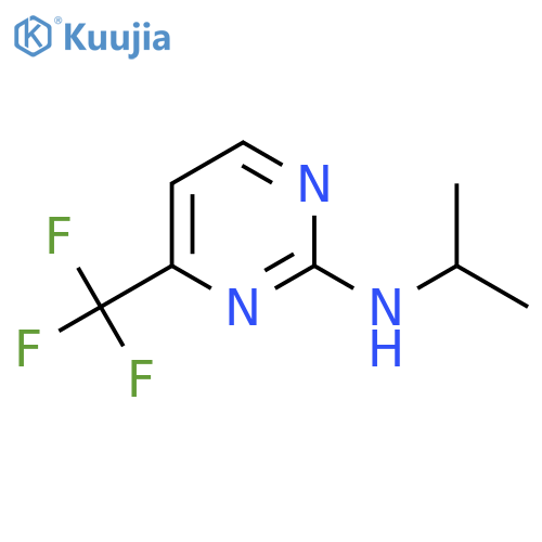 N-propan-2-yl-4-(trifluoromethyl)pyrimidin-2-amine structure