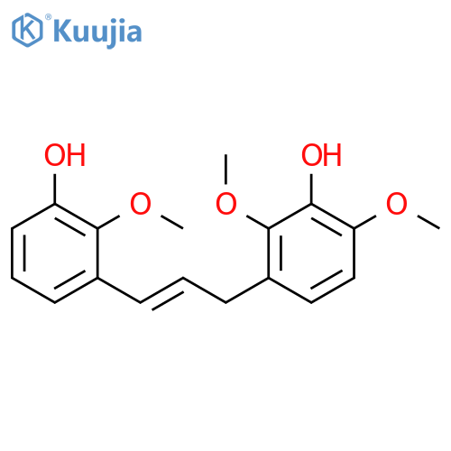 Phenol,3-[(2E)-3-(3-hydroxy-2-methoxyphenyl)-2-propenyl]-2,6-dimethoxy- structure
