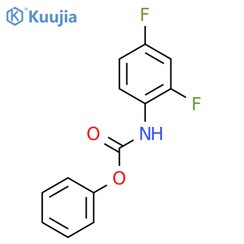 Carbamic acid, (2,4-difluorophenyl)-, phenyl ester structure