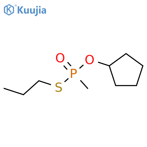 (+)-Cyclopentyl S-propyl methylphosphonothioate structure