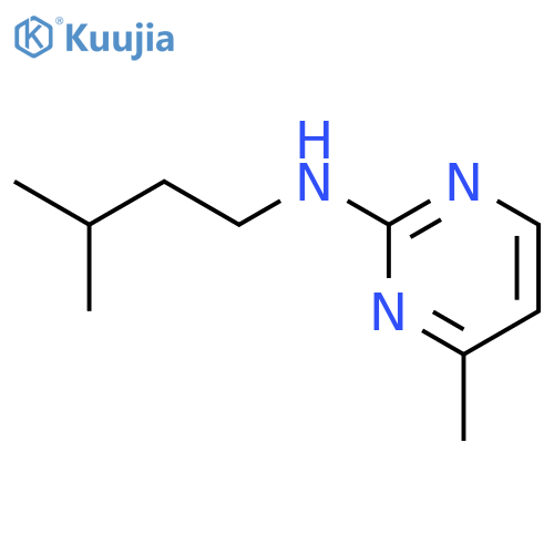 2-Pyrimidinamine, 4-methyl-N-(3-methylbutyl)- structure