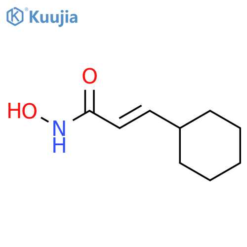 2-Propenamide, 3-cyclohexyl-N-hydroxy- structure