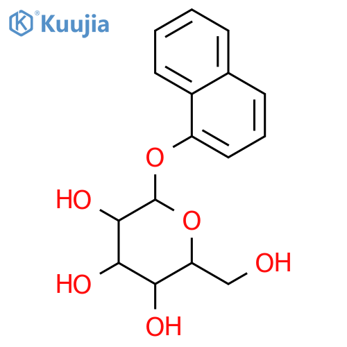 1-Naphthyl-a-D-galactopyranoside structure