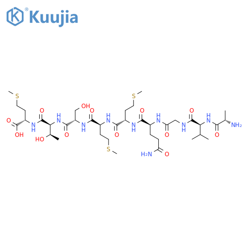 L-Methionine,L-alanyl-L-valylglycyl-L-glutaminyl-L-methionyl-L-methionyl-L-seryl-L-threonyl- structure