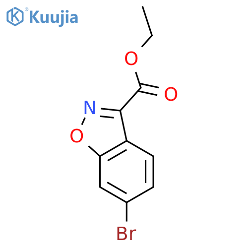 Ethyl6-bromobenzodisoxazole-3-carboxylate structure