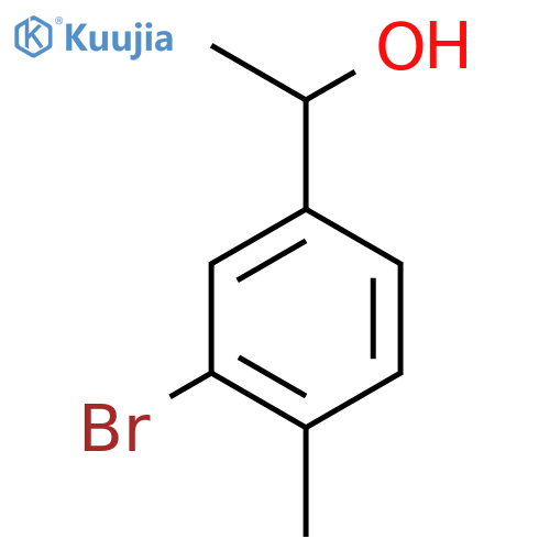 1-(3-bromo-4-methylphenyl)ethan-1-ol structure