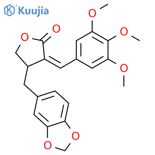 3,3',4,4',5-Pentahydroxy-8,8'-lign-7-en-9,9'-olide; (7Z,8'R)-form, 3',4'-Methylene, 3,4,5-tri-Me ether structure