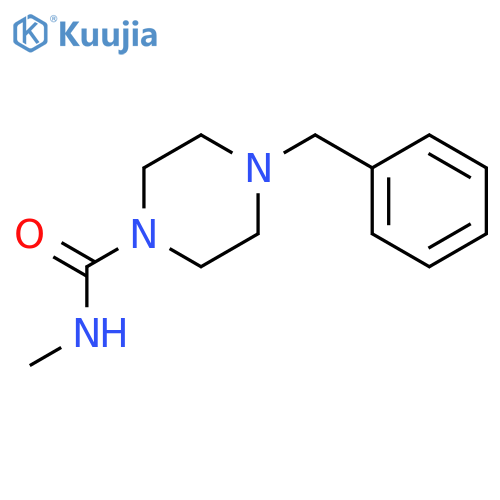 1-Piperazinecarboxamide, N-methyl-4-(phenylmethyl)- structure