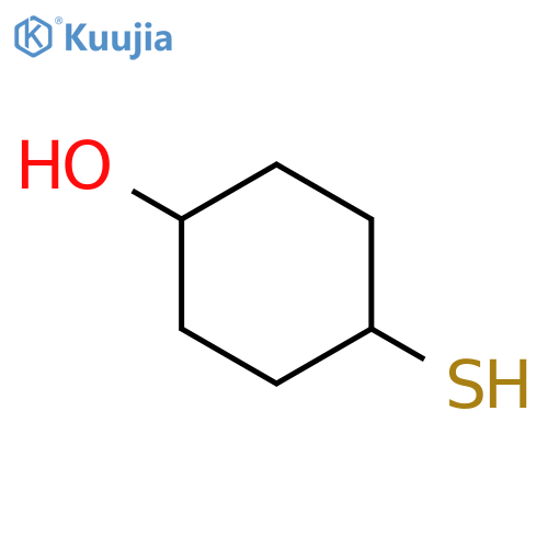 trans-4-sulfanylcyclohexan-1-ol structure
