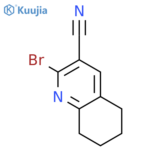 2-Bromo-5,6,7,8-tetrahydroquinoline-3-carbonitrile structure
